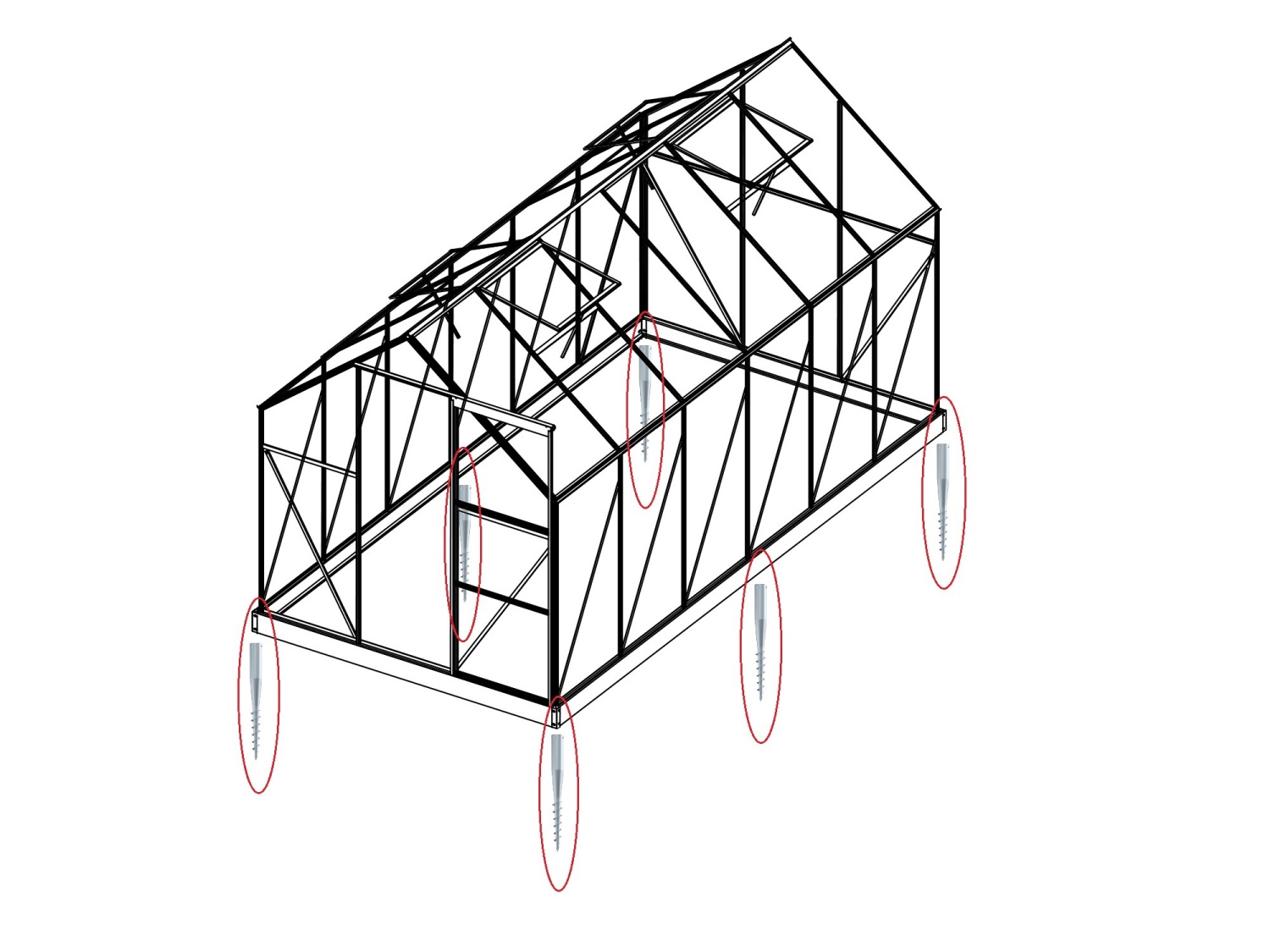 LANIT PLAST, s.r.o. Sada 10 zemní vruty (modely 11500) LG1492
