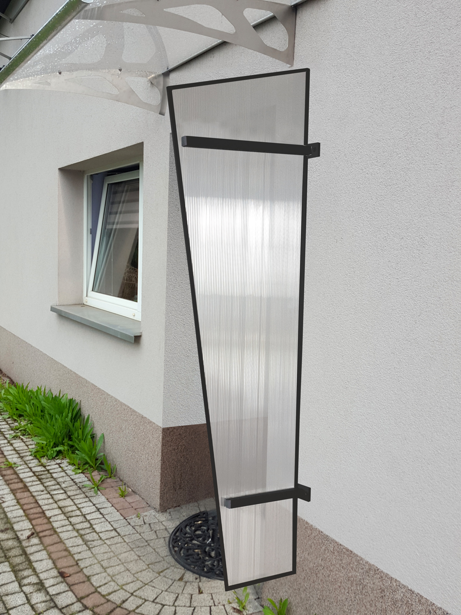 LANIT PLAST, s.r.o. boční stěna LANITPLAST UNI antracit / PC LG2184