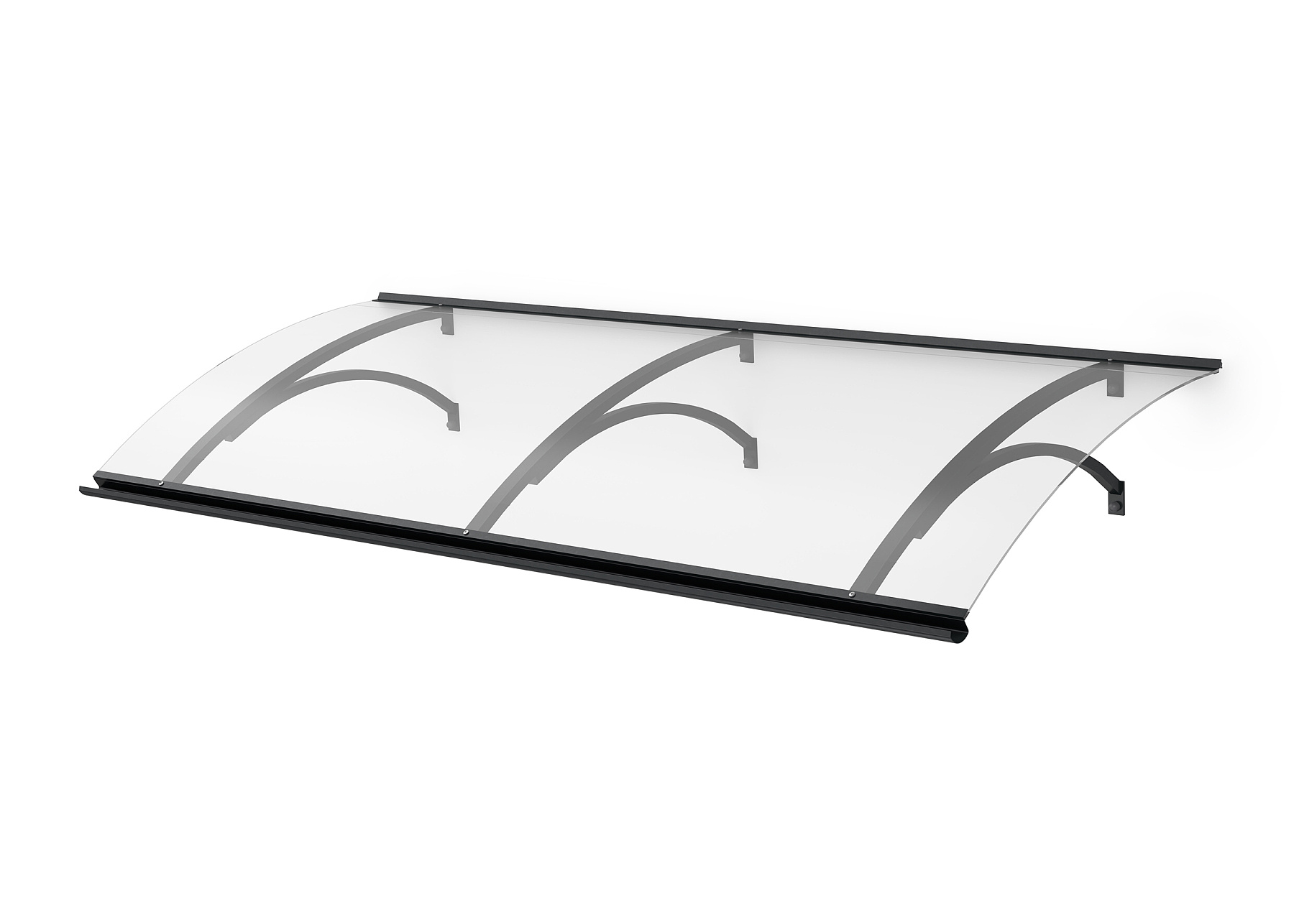 LANIT PLAST, s.r.o. stříška nad dveře LANITPLAST OLOR XL 197/85 antracit LG2578