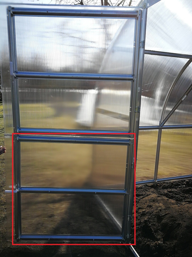 LANIT PLAST, s.r.o. dodatečné dveře pro obloukový skleník LANITPLAST GLADUS LG3110