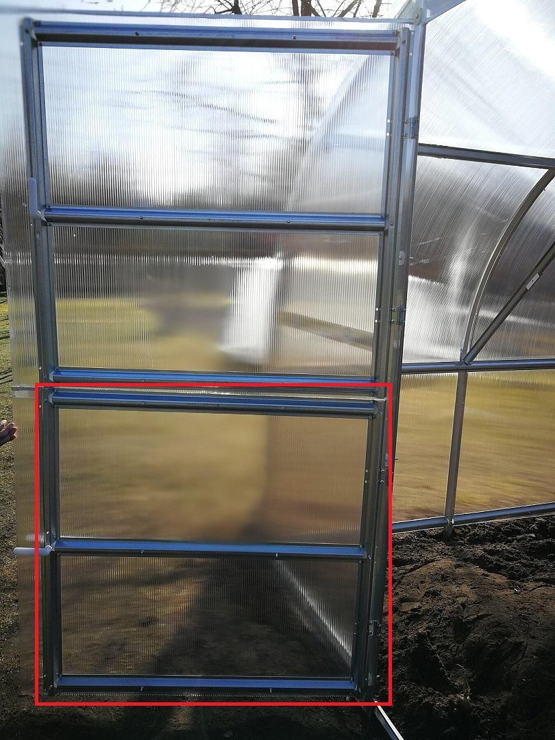 LANIT PLAST, s.r.o. dodatečné dveře pro obloukový skleník LANITPLAST TIBERUS LG3111