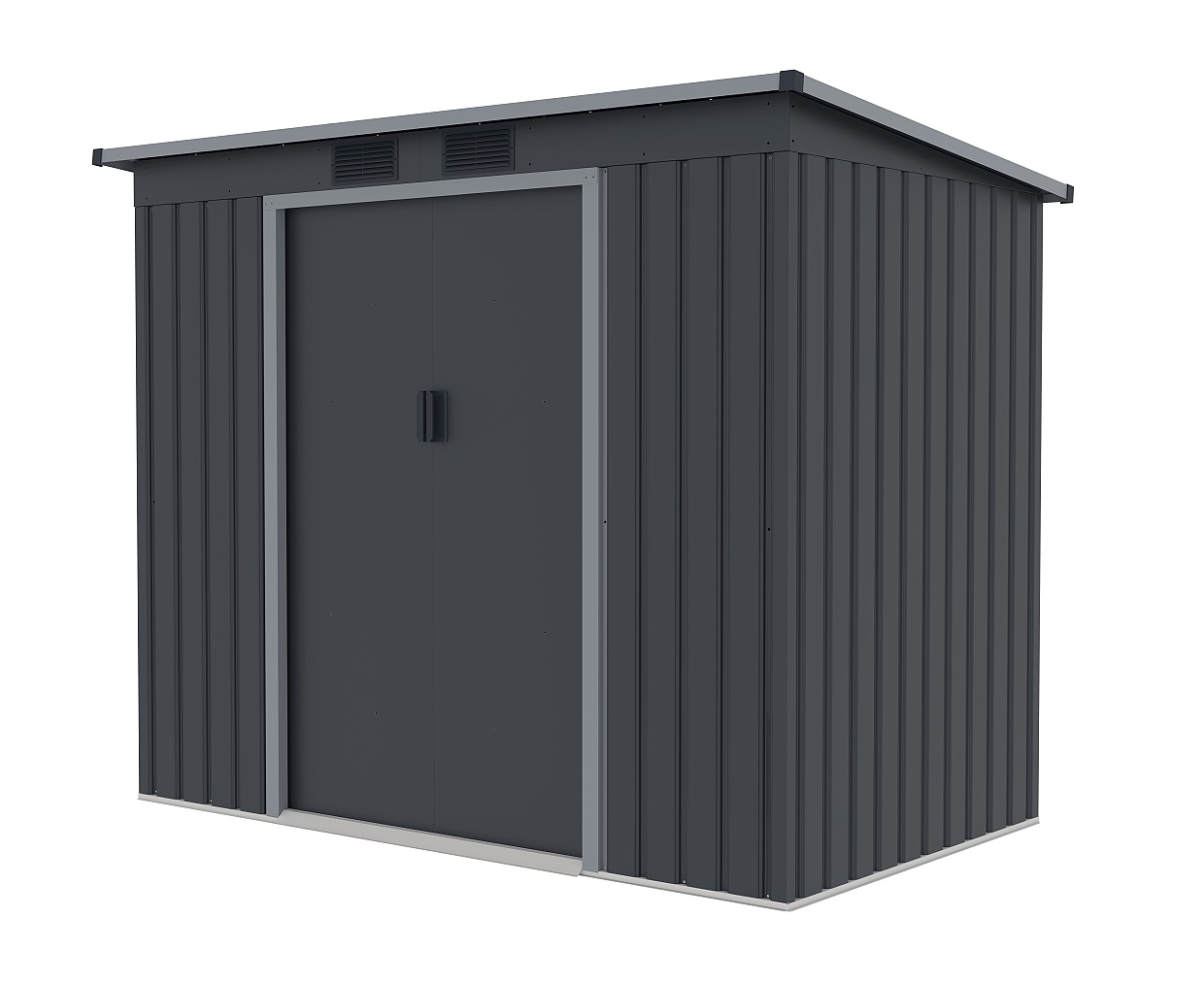 LANIT PLAST, s.r.o. plechový domek LANITPLAST HALLE 74 ANTRACIT LG4023