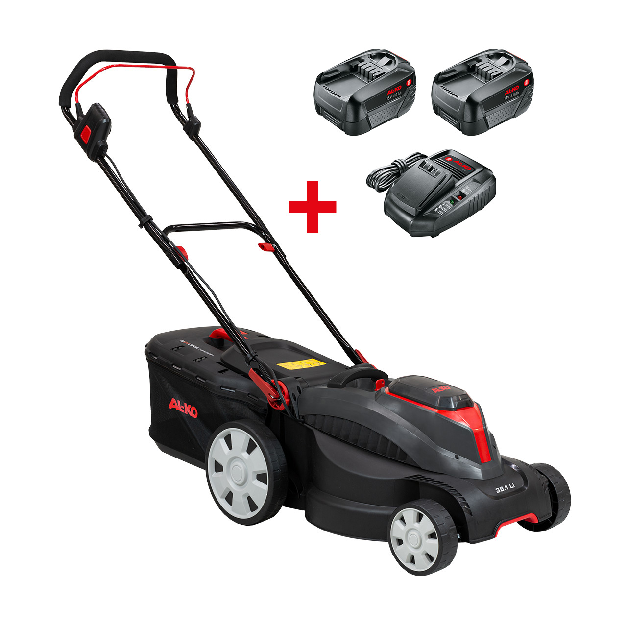 AL-KO 38.1 Li Easy 18V SET - akumulátorová sekačka (s 4,0 akumulátorem a nabíječkou)