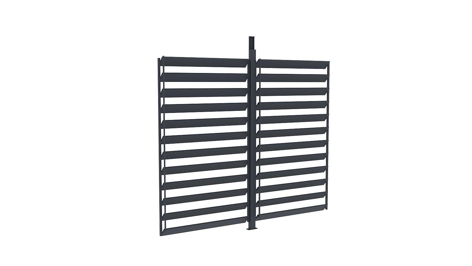 LANIT PLAST, s.r.o. boční lamelová zástěna 4,0 m k pergole LANITPLAST BIOCLIMATIC BASIC LG4295