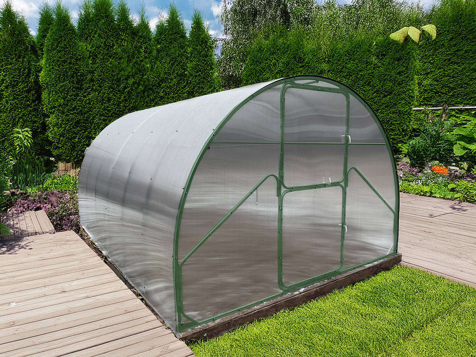 LANIT PLAST, s.r.o. skleník LANITPLAST DODO 300 3x4 m PC 4 mm zelený LG4352