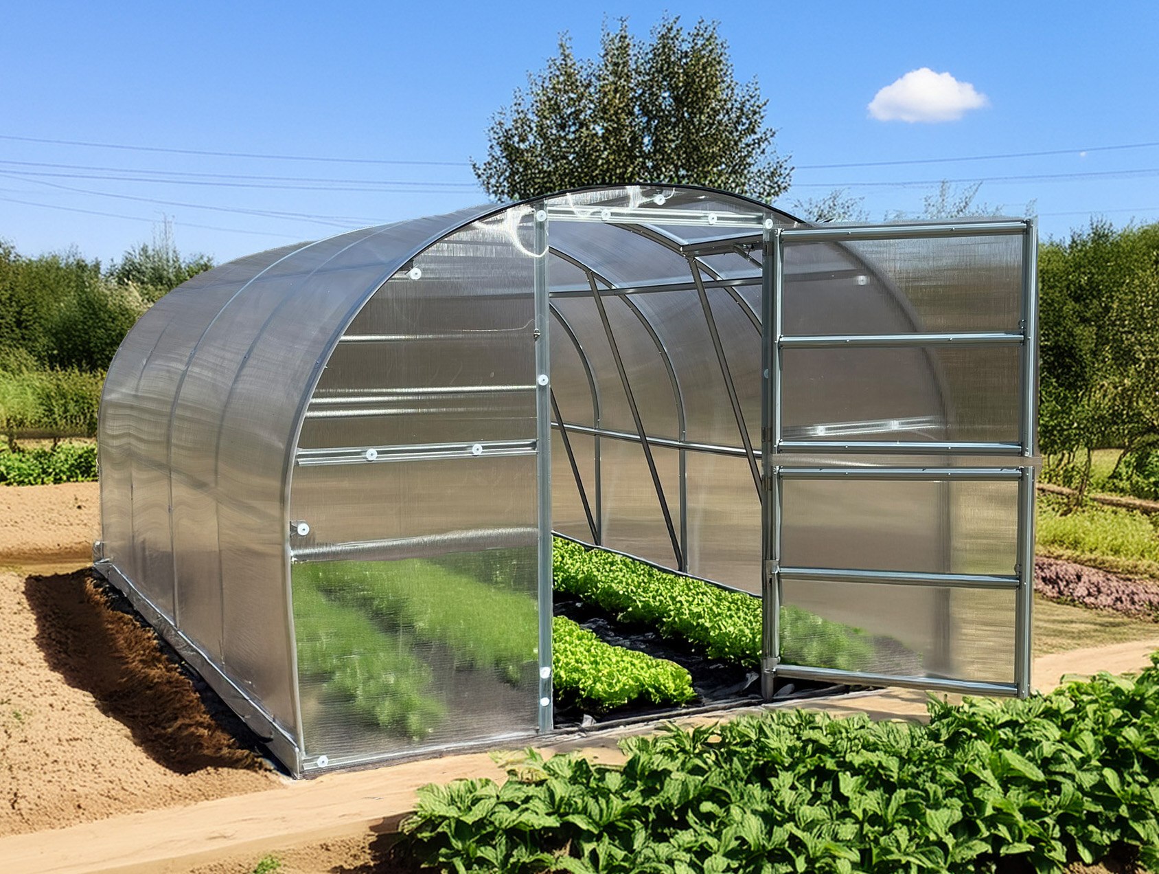 LANIT PLAST, s.r.o. skleník LANITPLAST KYKLOP2 3x8 m PC 4 mm LG4338