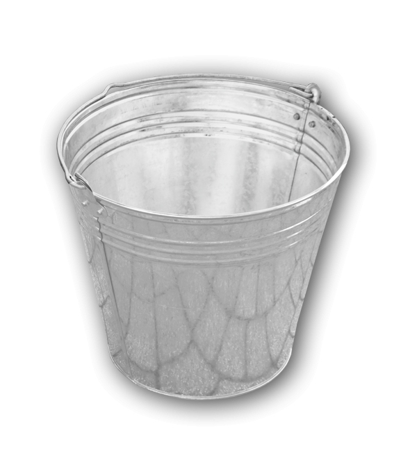 BRADAS Pozinkované vědro - 12L