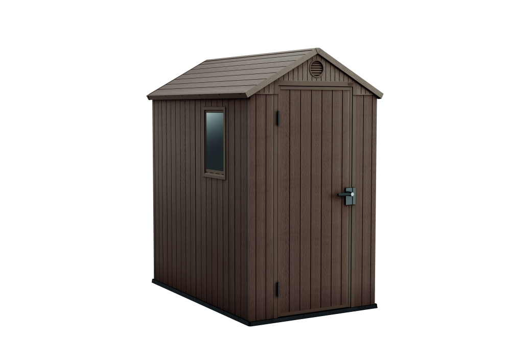 Zahradní domek Keter Darwin 4x6 - 126 x 185 x 205 cm - Brown