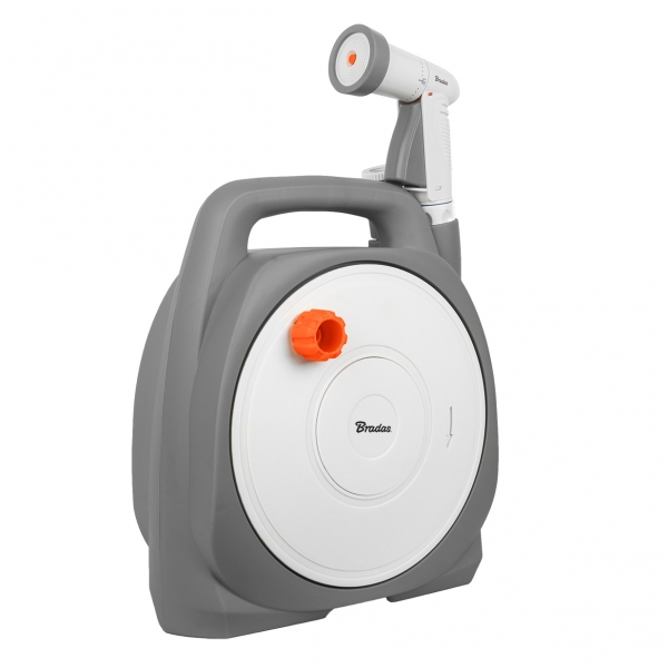Přenosný zavlažovací buben s hadicí BRADAS White Line 3/8" 11,5m - HANDY GO WL-W4K115