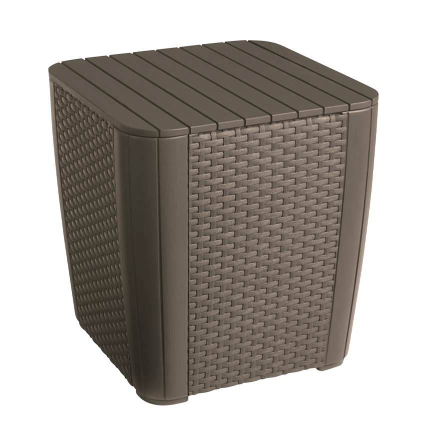 KETER Zahradní stůl Luzon Flat - 39 x 39 x 42,5 cm - Cappucino