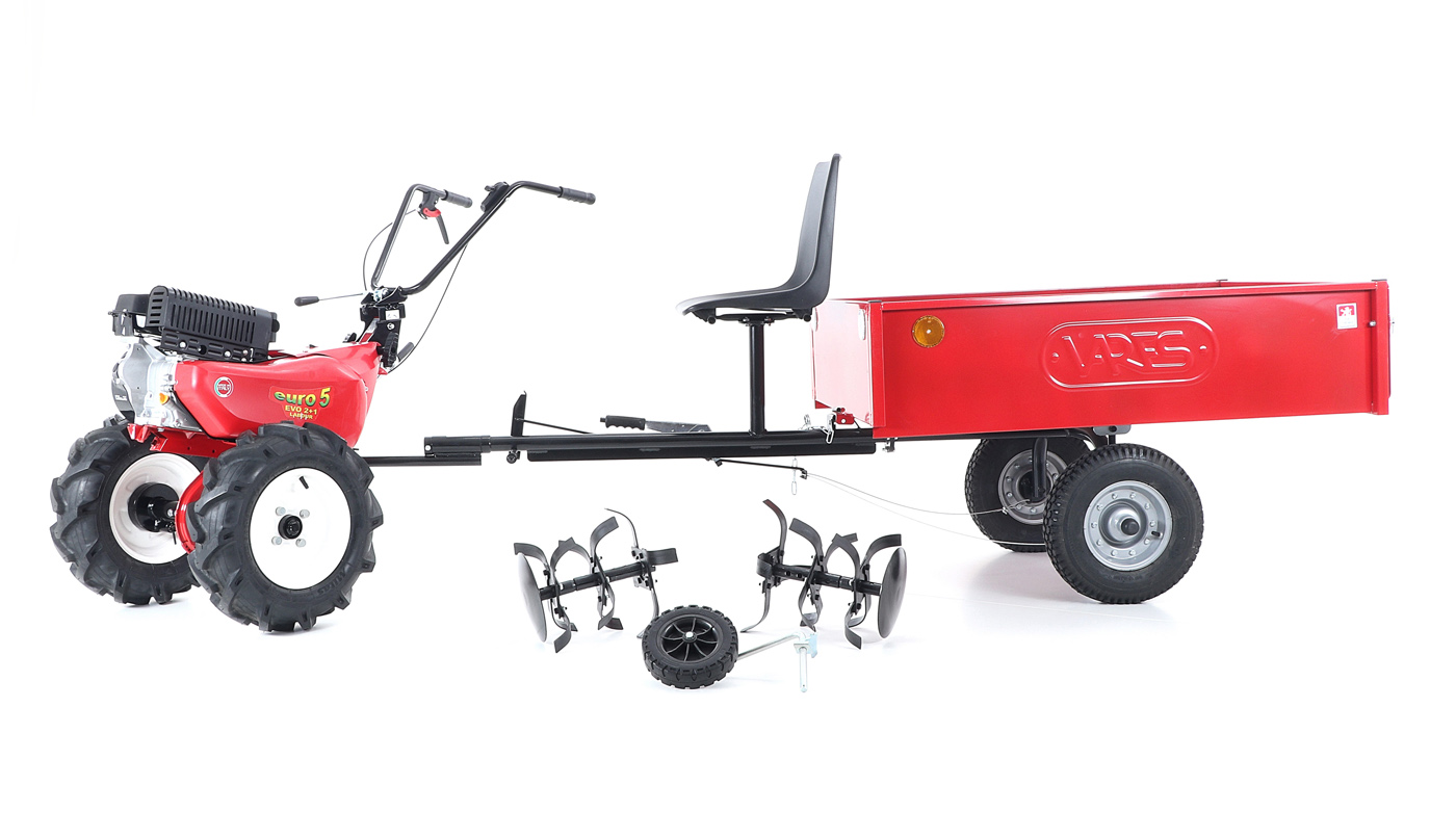 EUROSYSTEMS SET4 s vozíkem EURO5 B malotraktor
