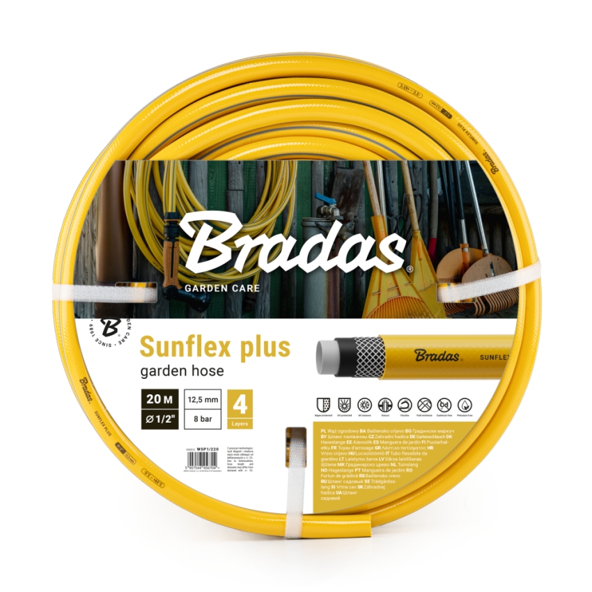BRADAS Zahradní hadice SUNFLEX PLUS 30 m - 1/2