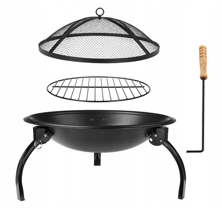 Garden Line Zahradní ohniště 56cm s poklopem