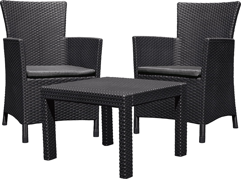 KETER Balkónový set Allibert Rosario - grafit