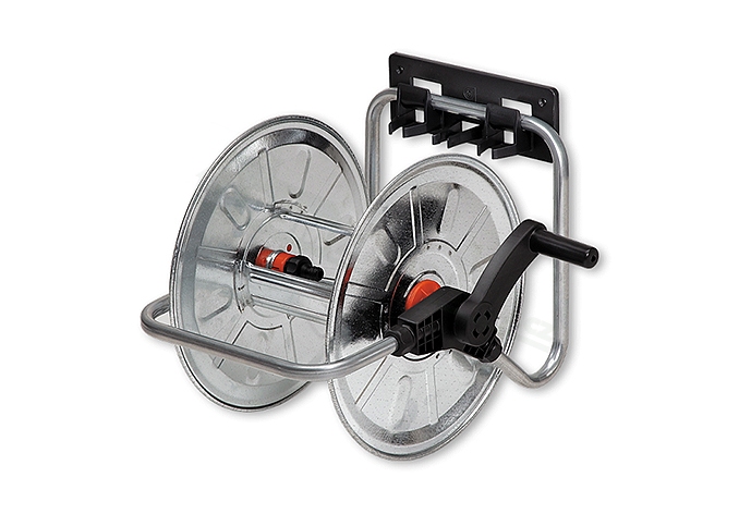 BRADAS ZINCATO nástěnný navíjecí buben na hadici 1/2" - 50m