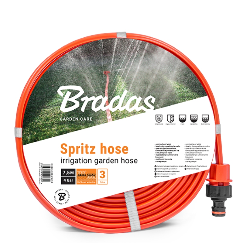 BRADAS Perforovaná zahradní hadice SPRIZZY 1/2" - 15m