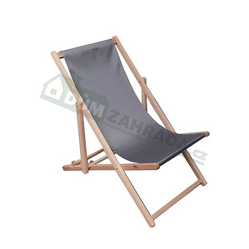 FORTUS Zahradní lehátko klasik - šedé