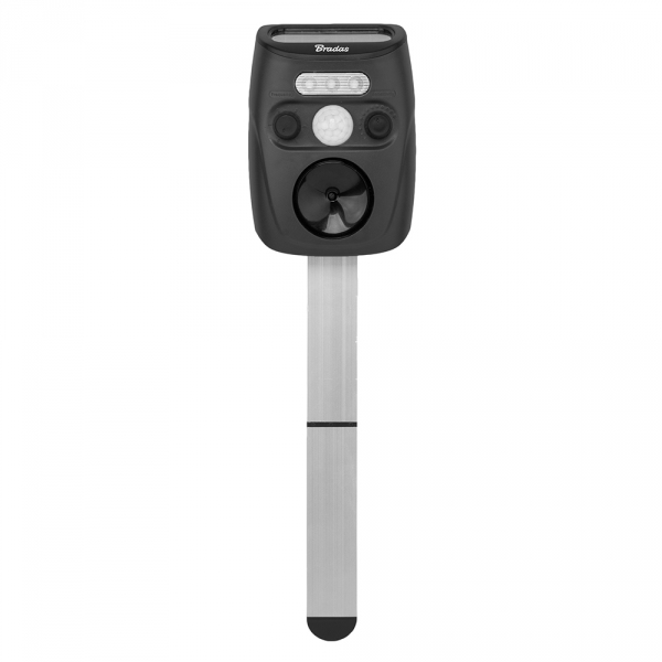 BRADAS - solární odpuzovač / plašička zvířat, 5 funkcí