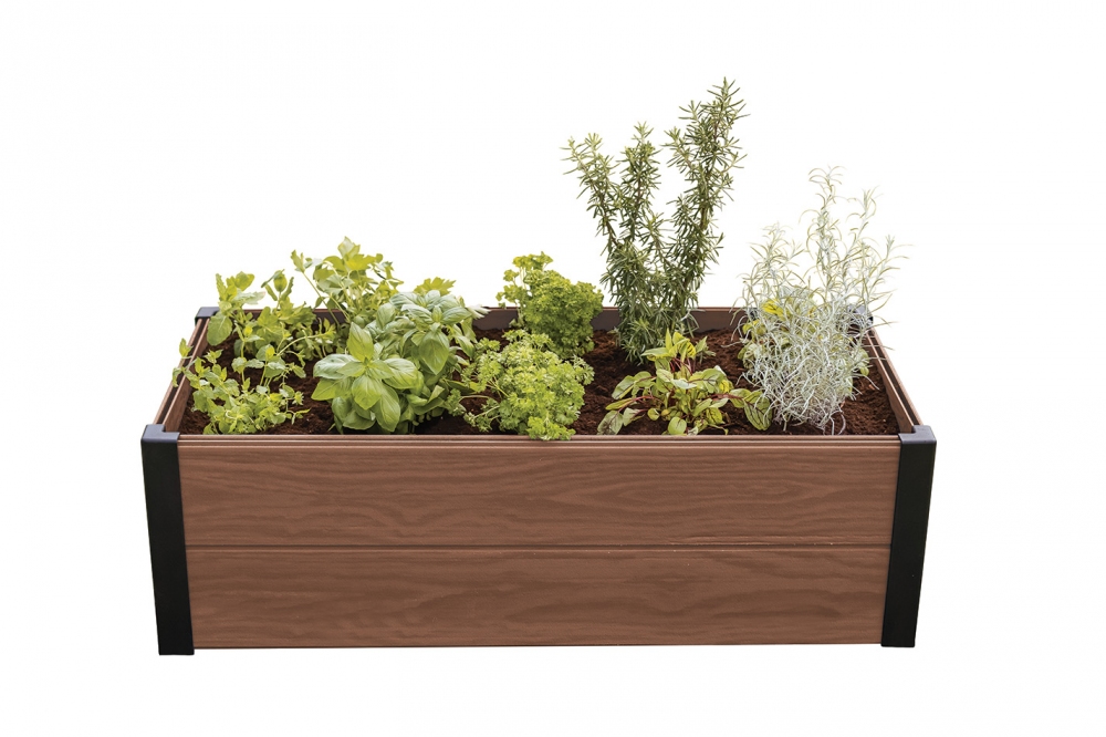Vyvýšený záhon KETER Maple Trough - hnědý