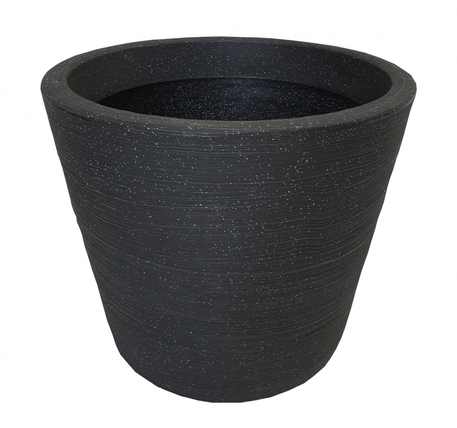 KETER - květináč Varese Low Planter, granite - šedý