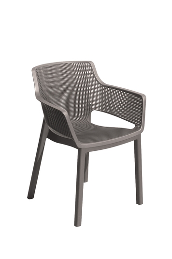 Zahradní židle Keter Elisa - 57,7 x 62,5 x 79 cm - cappuccino