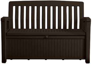 Zahradní lavice Keter Patio 227 L - 138,6 x 63,5 x 88 cm - hnědá