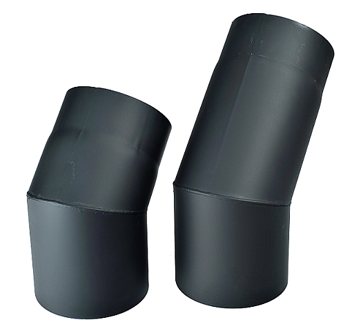 Kovo KRAUS Koleno kouřové 150mm / 45° silnostěnné 1,5mm