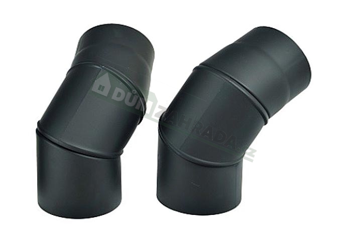 Kovo KRAUS Koleno kouřové 120mm stavitelné / 0 - 90° silnostěnné 1,5mm