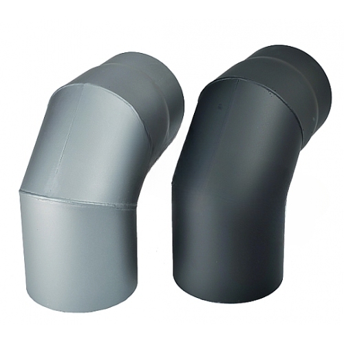 Kovo KRAUS Koleno kouřové 130mm / 90° silnostěnné 1,5mm