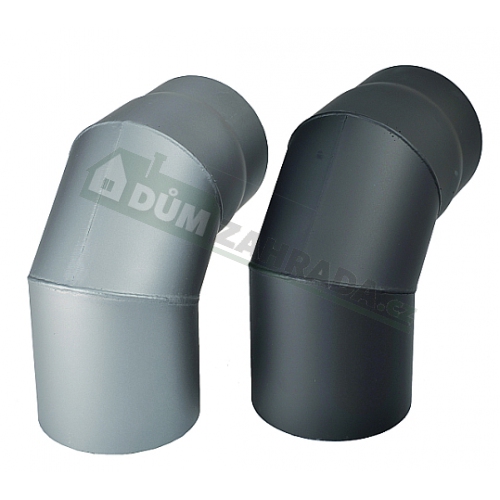 Kovo KRAUS Koleno kouřové 130mm / 90° silnostěnné 1,5mm