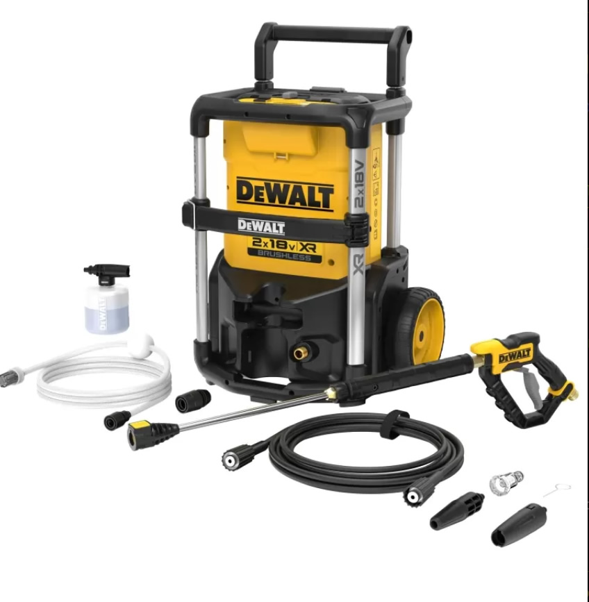 DeWALT 18V DCMPW1600N - akumulátorová tlaková myčka