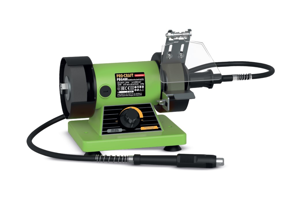 Procraft PBG400 - dvoukotoučová bruska s přímou bruskou