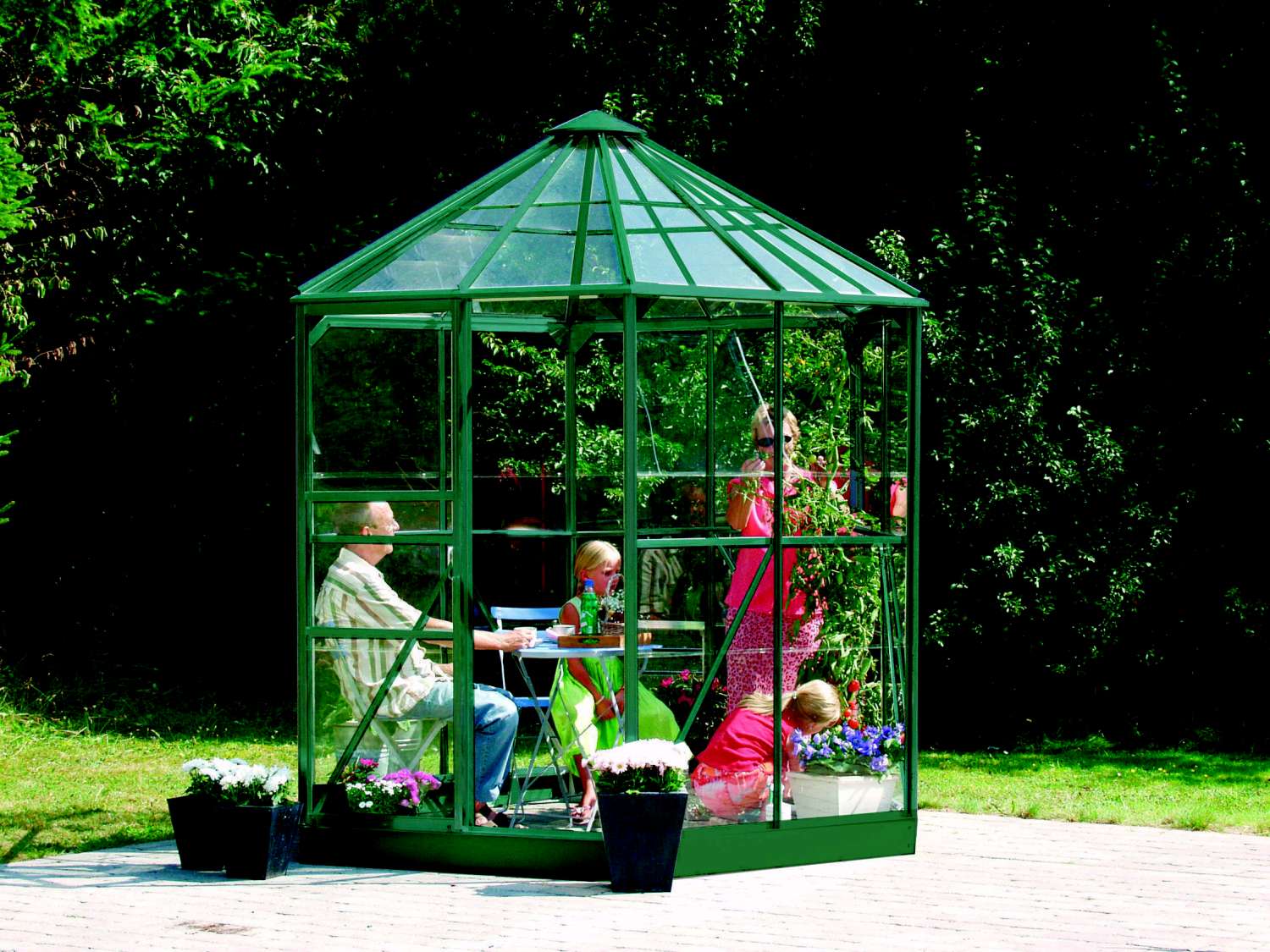 LANIT PLAST, s.r.o. zahradní pavilon VITAVIA HERA 4500 zelený LG652