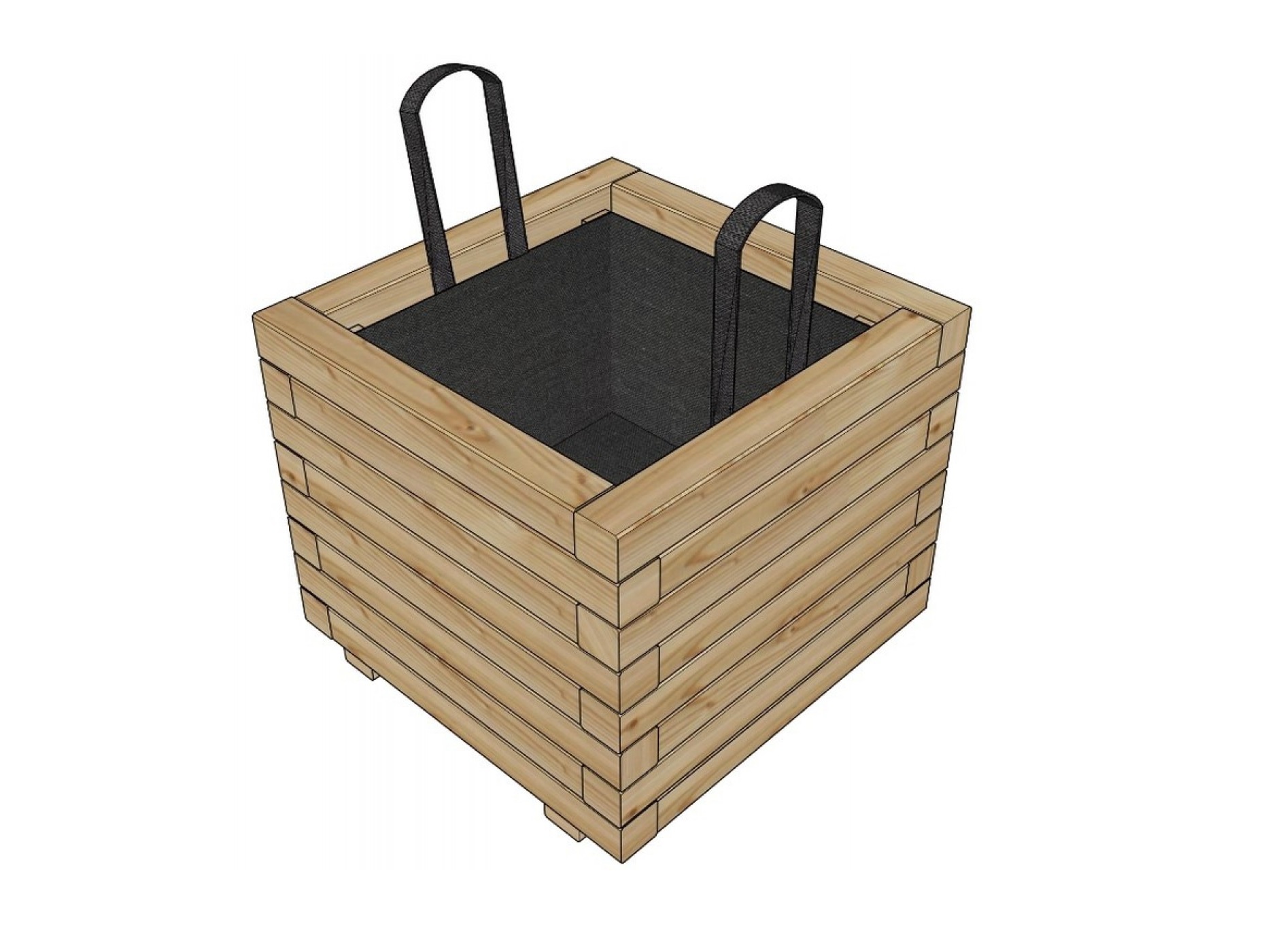 LANIT PLAST, s.r.o. vyvýšený záhon / truhlík LANITPLAST MADRID1 (S7234) LG2445