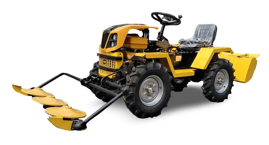 Tauros ZX18 4x4 / benzin - malotraktor s kosou a kultivátorem