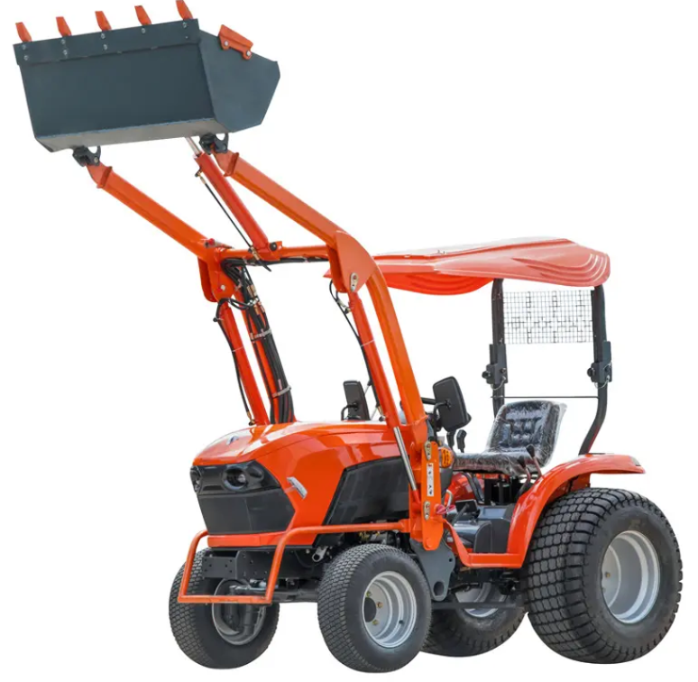 Tauros HX26z 4x4 - malotraktor s čelním nakladačem a trurf pneumatikami