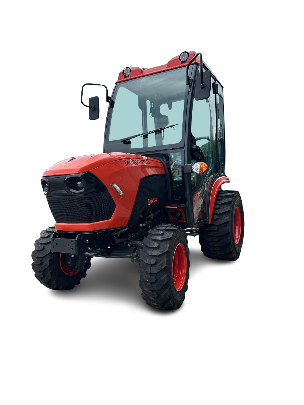 Tauros HX26z 4x4 - malotraktor s kabinou a industriálními pneumatikami