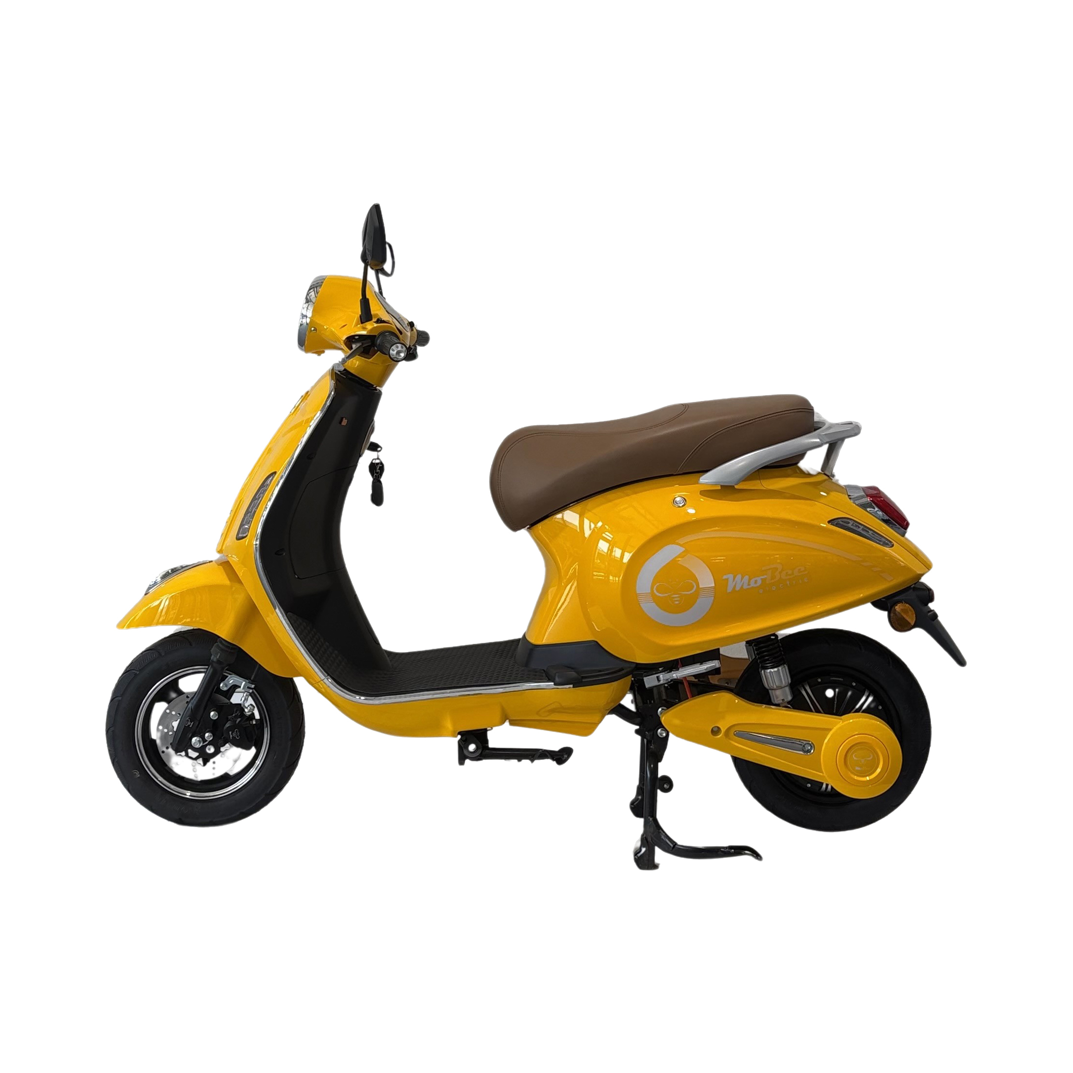 MoBee V2 - elektrický skútr / s akumulátorem a nabíječkou / barva: žlutá