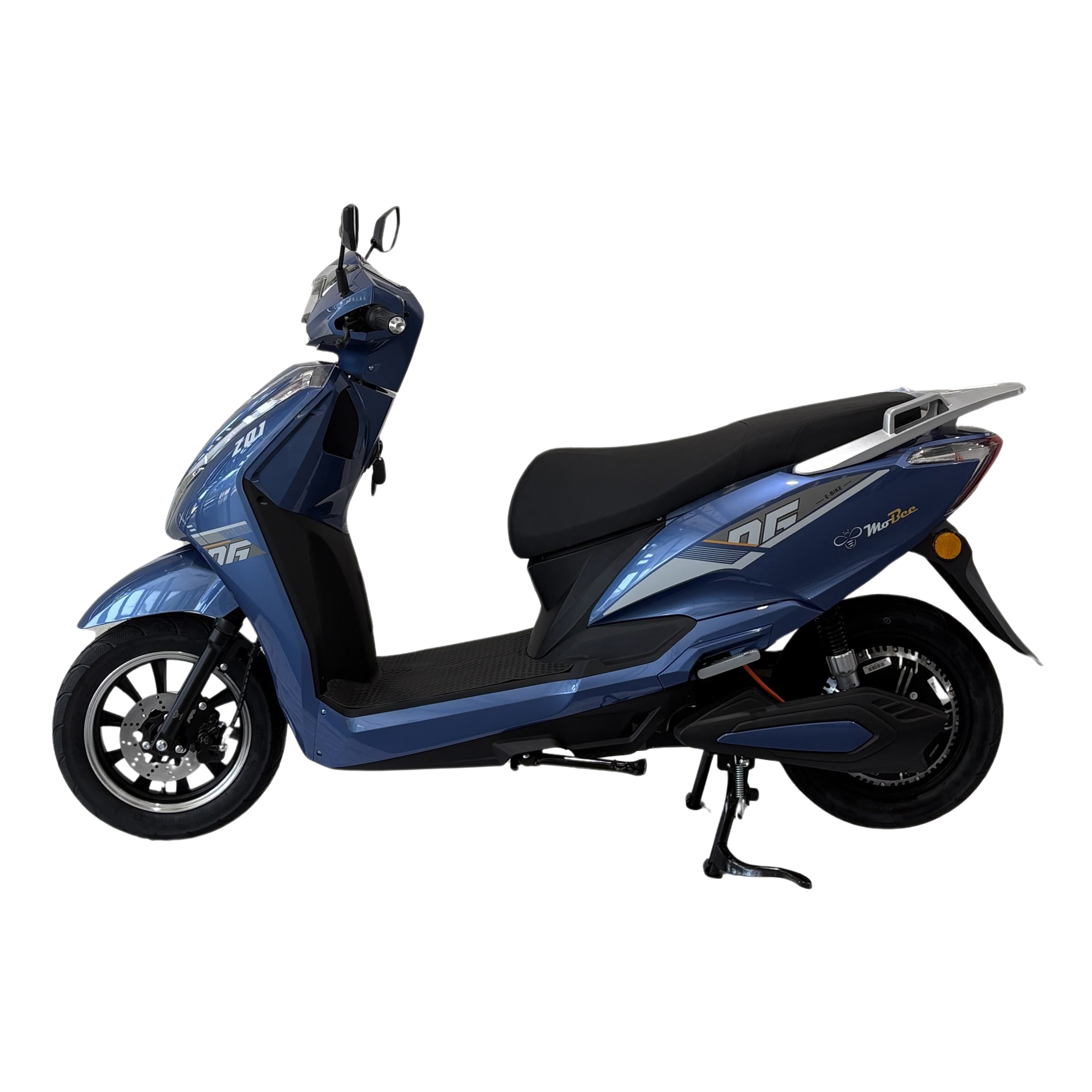 MoBee Z01 - elektrický skútr / s akumulátorem a nabíječkou / barva: ocelově modrá