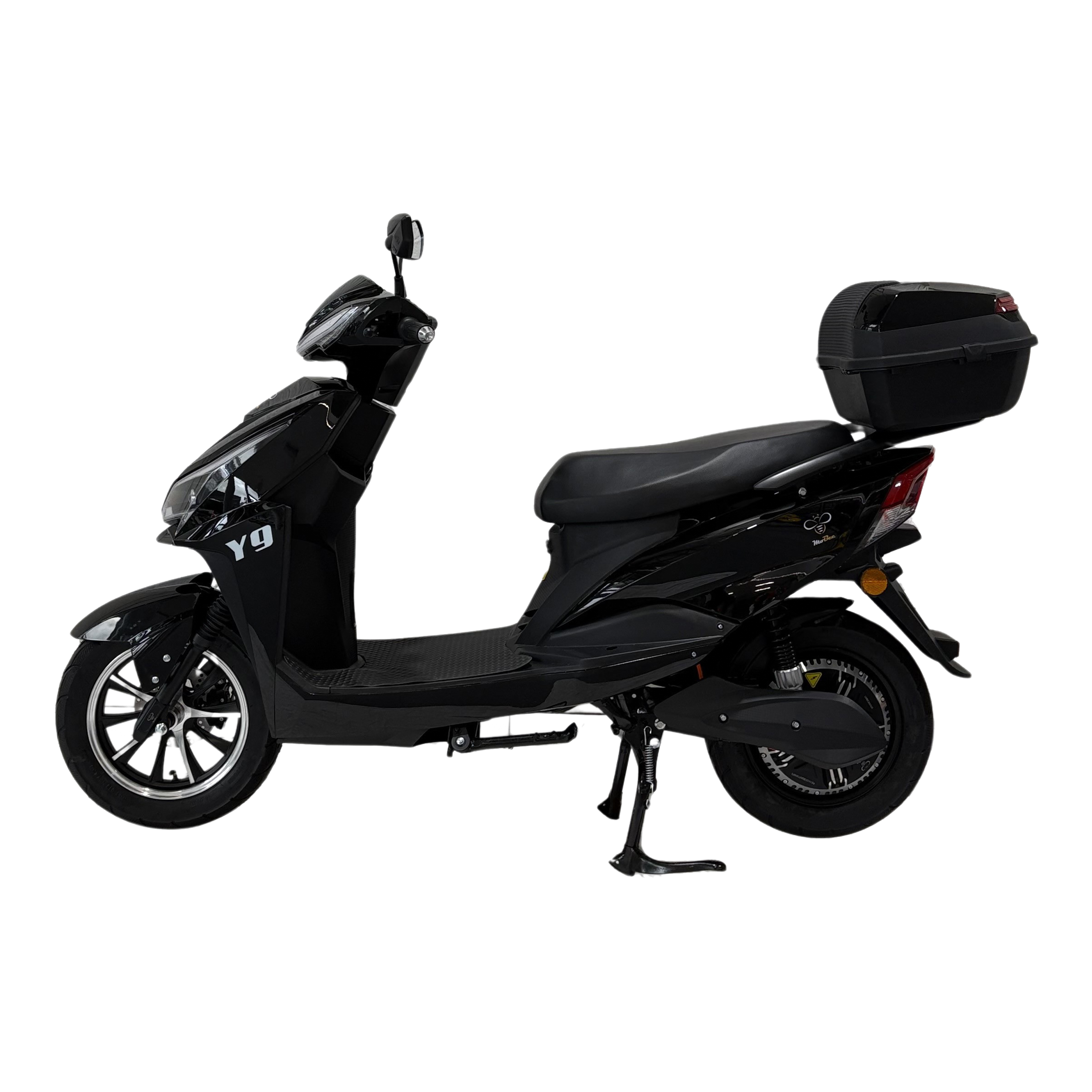 MoBee Y9 - elektrický skútr / s akumulátorem a nabíječkou / barva:  černá