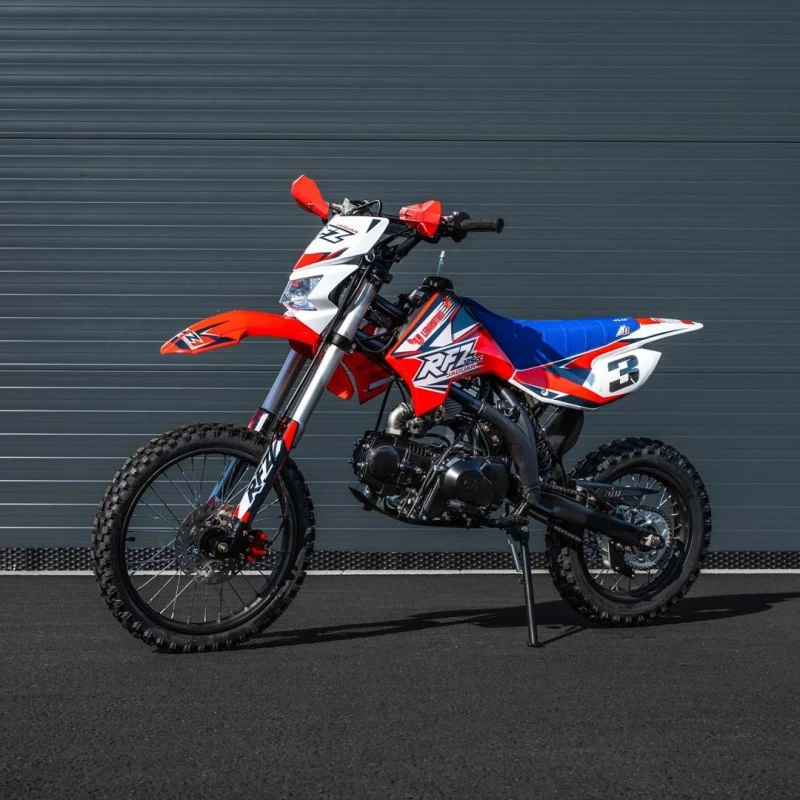 Leramotors By Apollo Jaguar 125cc 17/14 E-Start - pitbike, červená