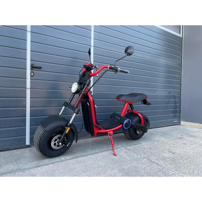 Leramotors Lera Scooters C6 2000W - elektrická koloběžka,  červená