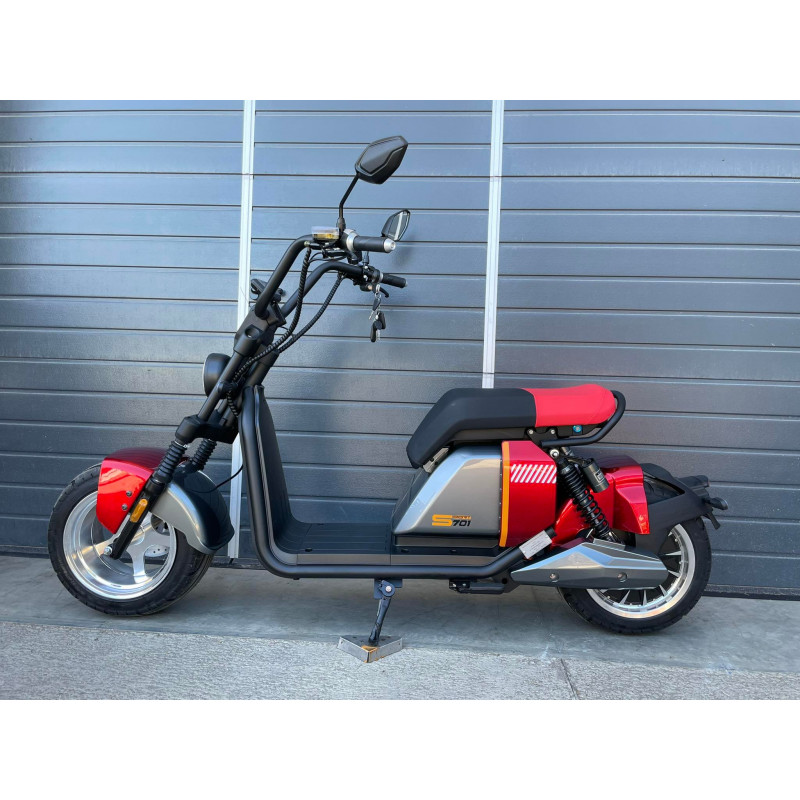 Leramotors Lera Scooters C7 3000W - elektrický skútr, červená