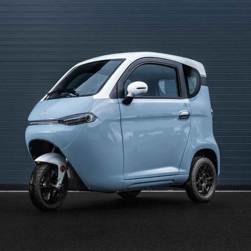 Leramotors E3 - elektromobil / tříkolka, modrá Pacific