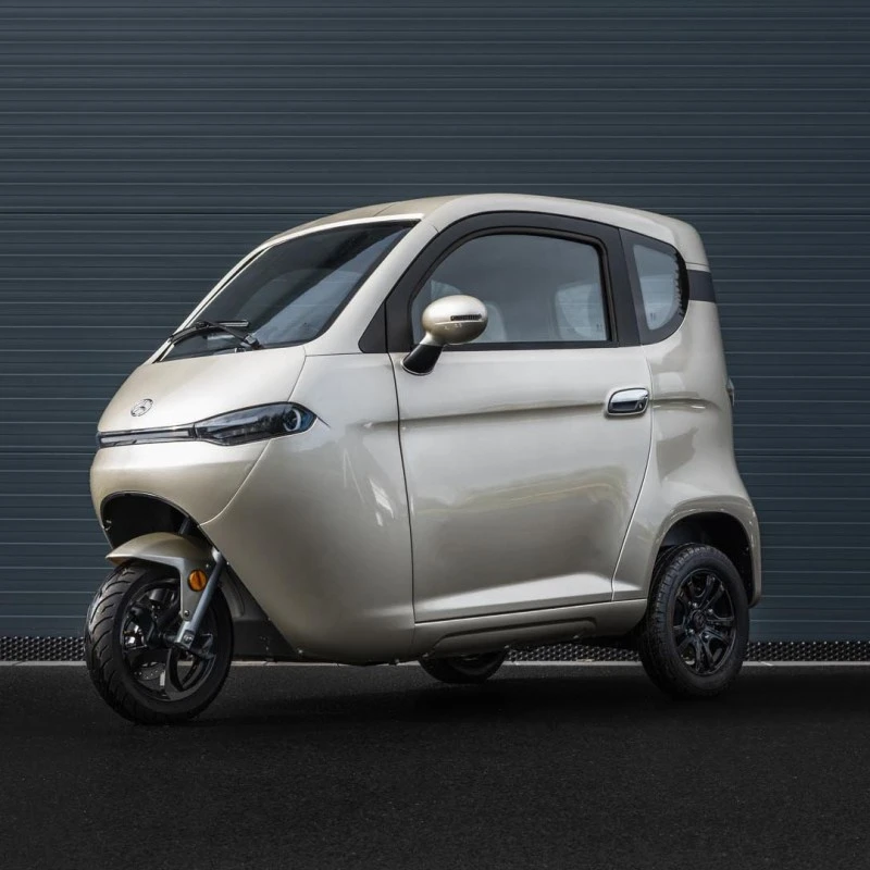 Leramotors E3 - elektromobil / tříkolka, žlatá LiFePO4 100Ah