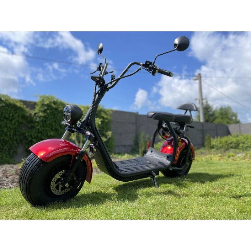 Leramotors Lera Scooters C1+ 1500W - elektrická koloběžka,  červená