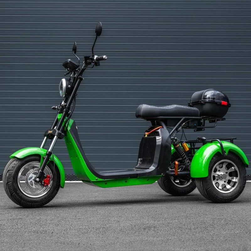 Leramotors Scooters C5 2000W - elektrická tříkolka, zelená
