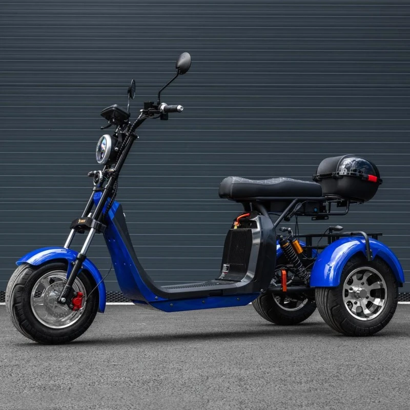 Leramotors Scooters C5 2000W - elektrická tříkolka, modrá