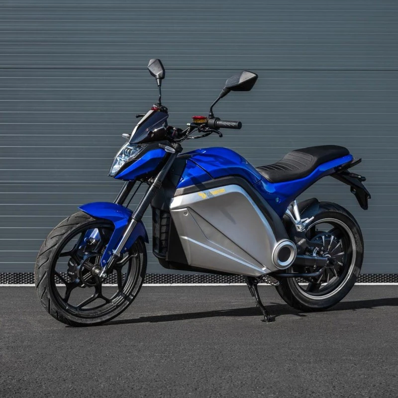 Leramotors Lancaster 3000W - elektrická motorka, modrá