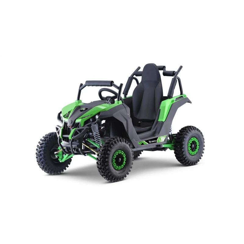 Leramotors Razor III Deluxe 1200W - dětská elektrická bugina,  zelená